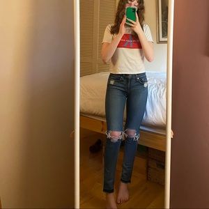 SOLD Distressed Skinny Rag & Bone Jeans